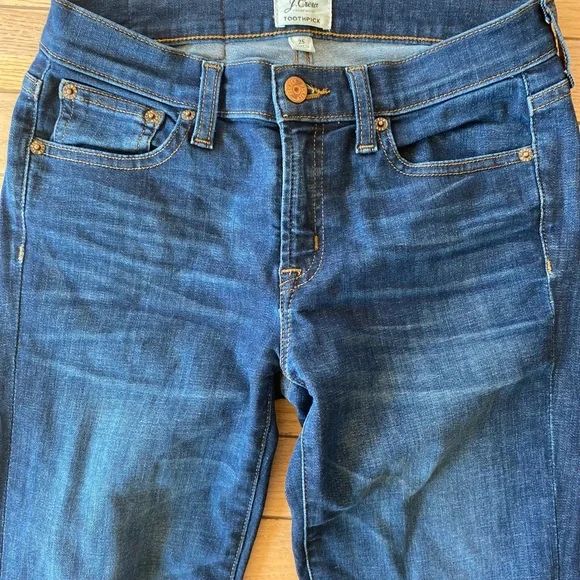 J.Crew Toothpick jeans 8 inch rise - Picture 5 of 14